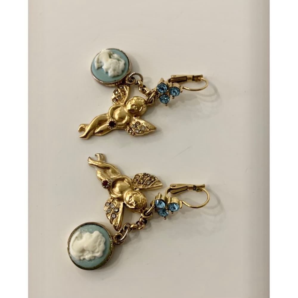 Dolce&Gabbana  cherubs with crystals earrings - Picture 4 of 10